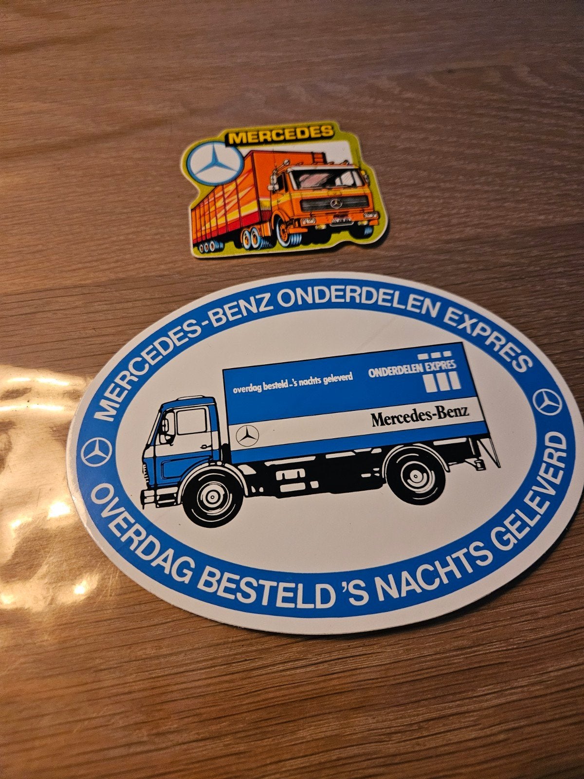 Mercedes Vrachtwagen stickers, Verzamelen, Ophalen of Verzenden