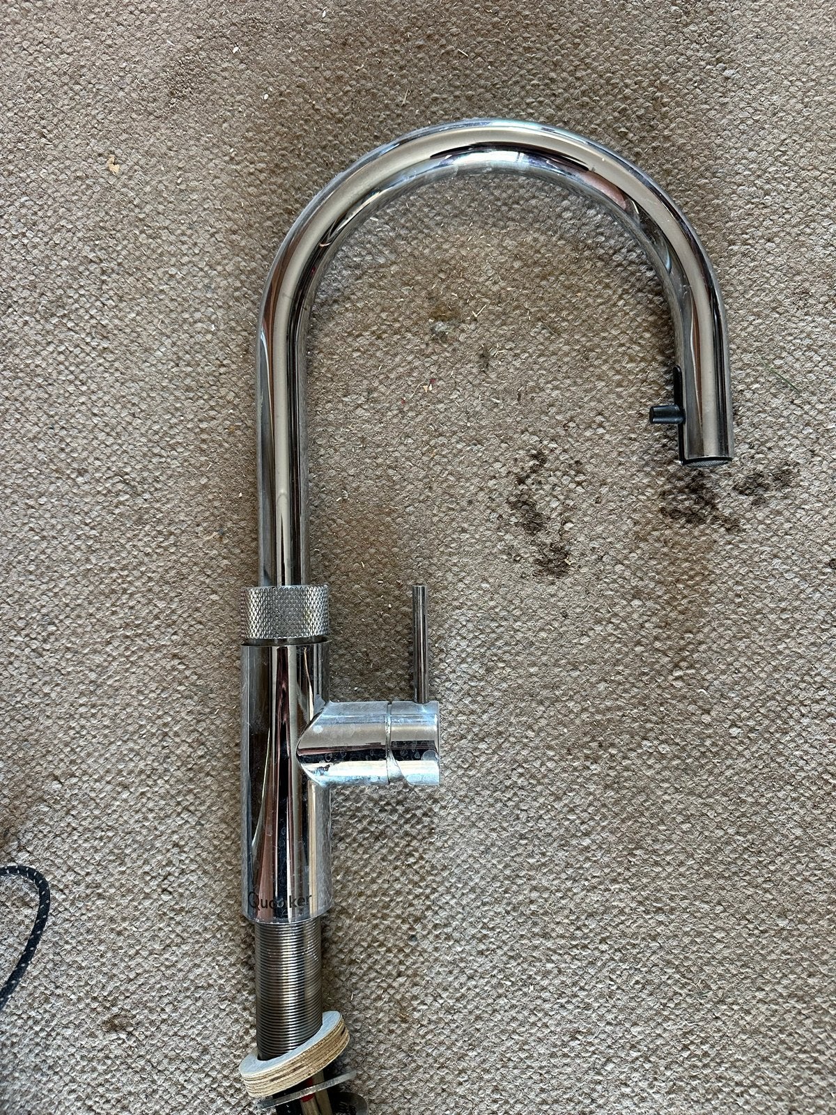 Quooker Fusion Round Chroom Kraan - Zo goed als nieuw, Overige typen, Zilver, Ophalen of Verzenden, Zo goed als nieuw