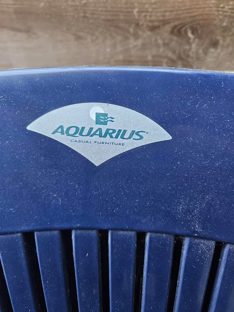 Aquarius tuinstoelen, Tuin en Terras, Ophalen, Gebruikt, Kunststof, Stapelbaar