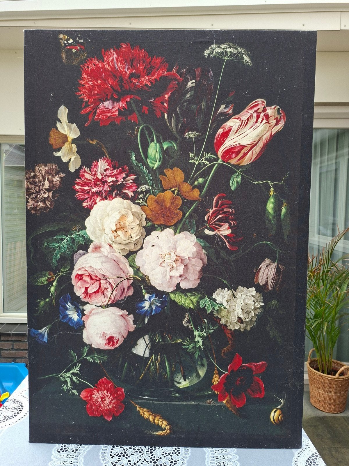 foto copy op linnendoek, Ophalen, Nieuw, 75 tot 100 cm, Schilderij