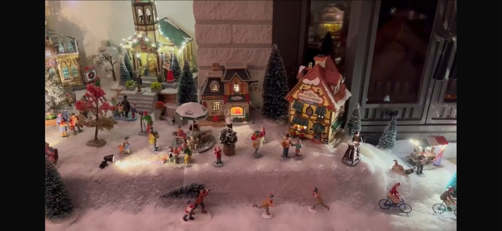 Intra tuin kerstdorp, Diversen, Kerst, Ophalen of Verzenden, Zo goed als nieuw