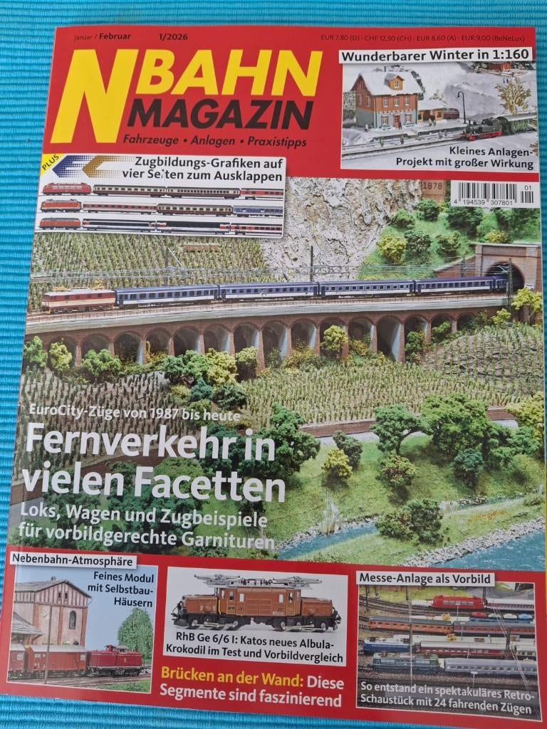Modelspoortijdschriften Railhobby en N Bahn Magazin, Hobby en Vrije tijd, Modeltreinen | H0, Gelijkstroom of Wisselstroom, Boek, Tijdschrift of Catalogus