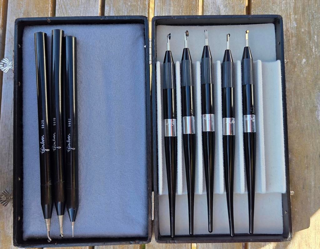 Set linierrädchen/linierwieltjes, Ophalen of Verzenden, Gebruikt, Overige typen