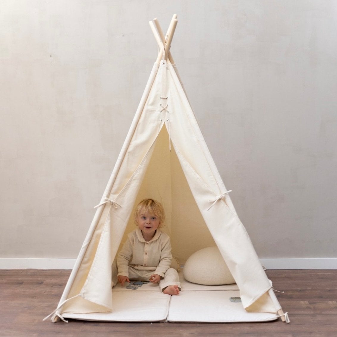 Sunny Tipi Tent Alba Cream - Nieuw in doos, Overige materialen, ., Sunny, Nieuw