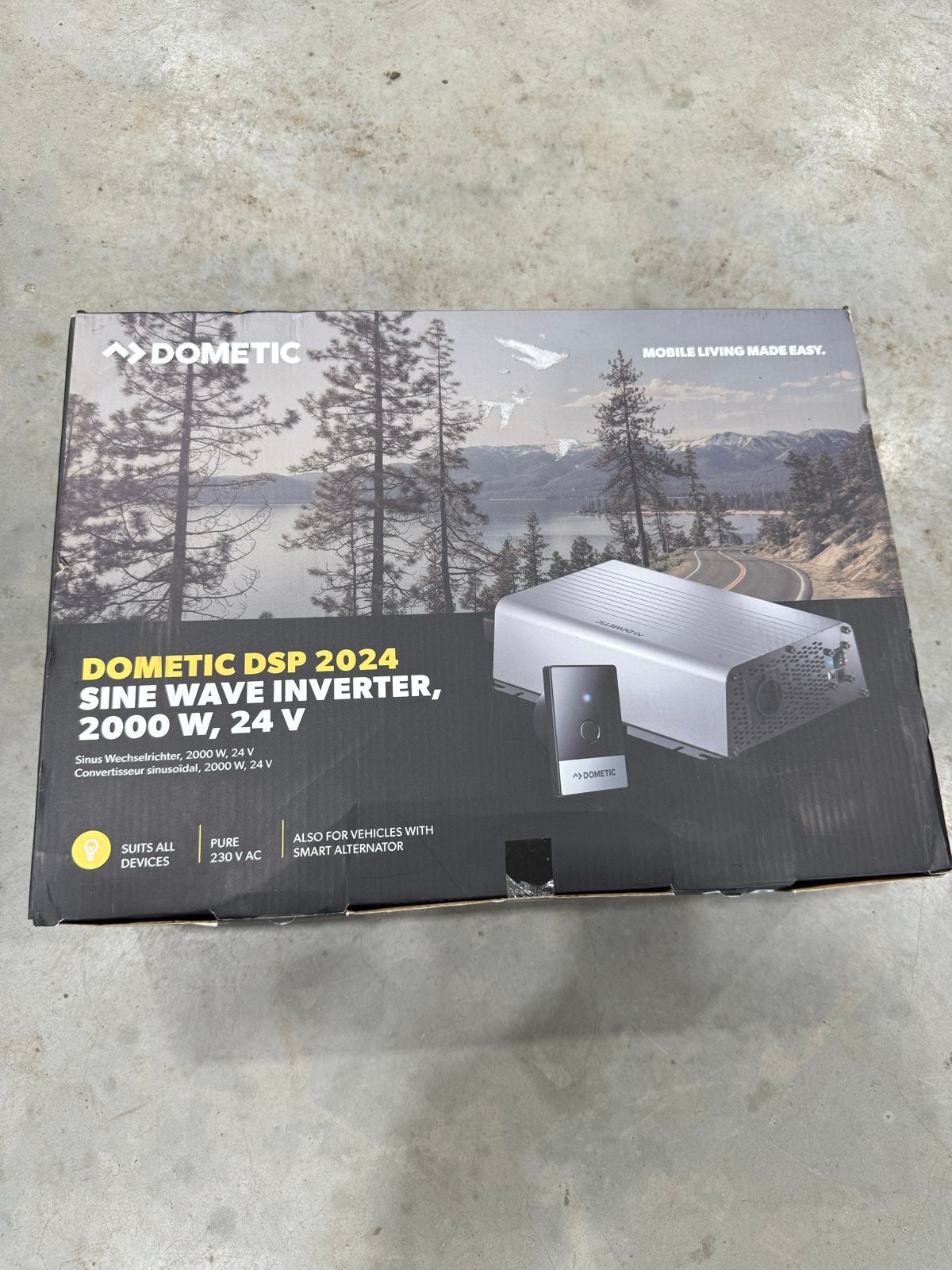 Nieuw!! Dometic DSP 2024 Sinus Omvormer 2000W, 24V naar 230V, Ophalen of Verzenden, Nieuw