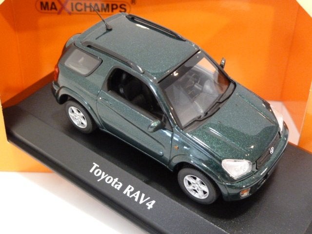 Maxichamps Minichamps Toyota RAV 4 2000 1:43 Blauw 940166000, Ophalen of Verzenden, Nieuw, Auto, MiniChamps