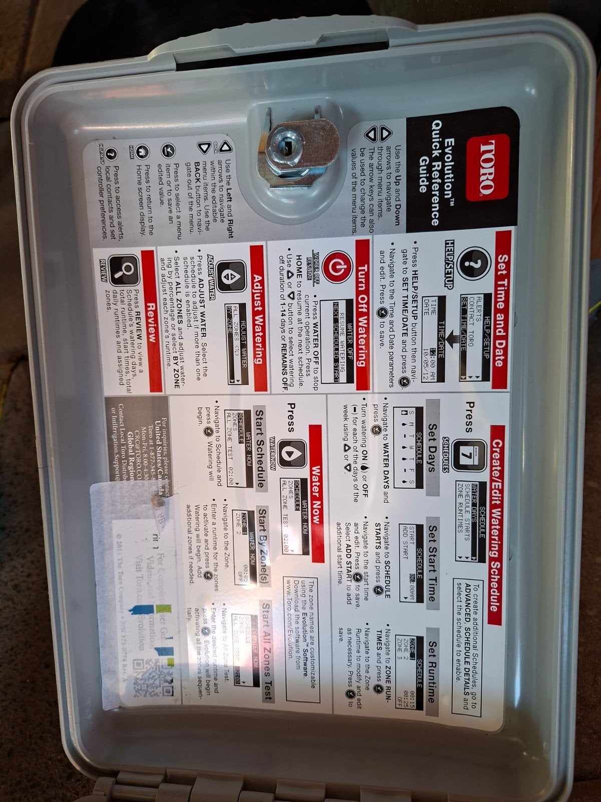 Toro TR70 en 810G sproeiers met controller, Ophalen, Gebruikt