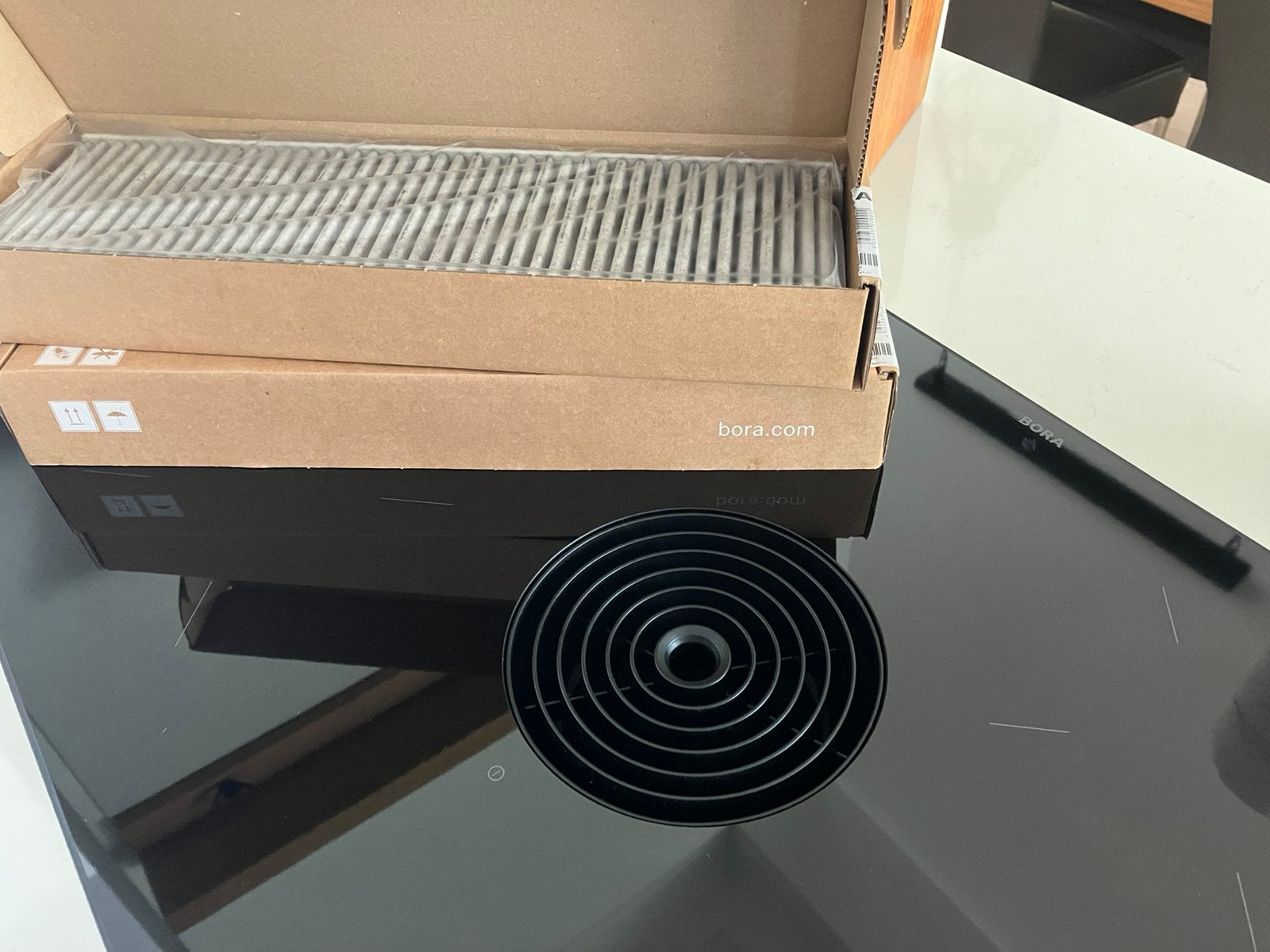 Bora kookplaatfilters 2 stuks, Ophalen, Nieuw, 4 kookzones, Inbouw