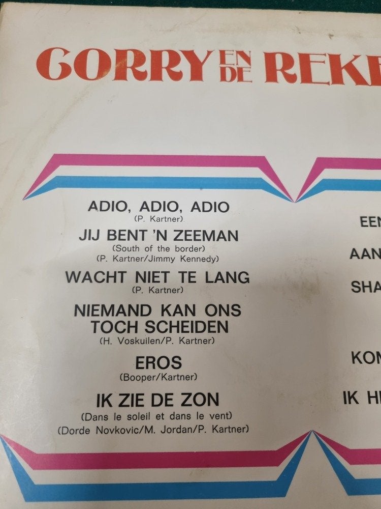 lp corry en de rekels, Ophalen of Verzenden