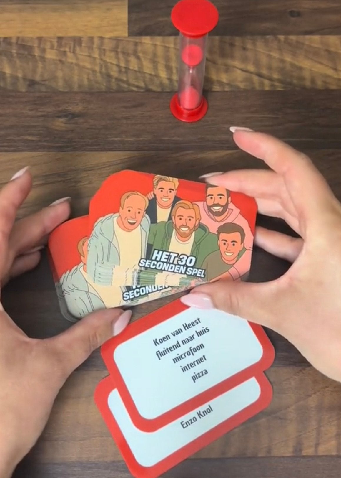Bankzitters 30 seconds spel, met zandloper., Ophalen of Verzenden, Nieuw, Overige thema's