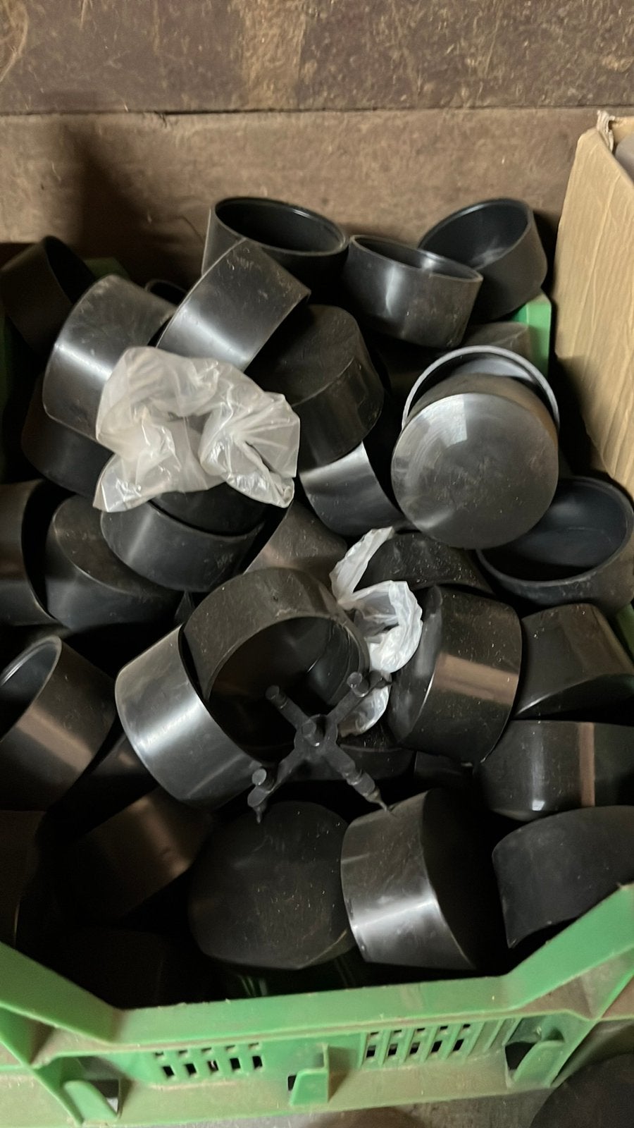 Partij plastic doppen afdekdoppen, Ophalen, Nieuw, Minder dan 10 meter, Raster