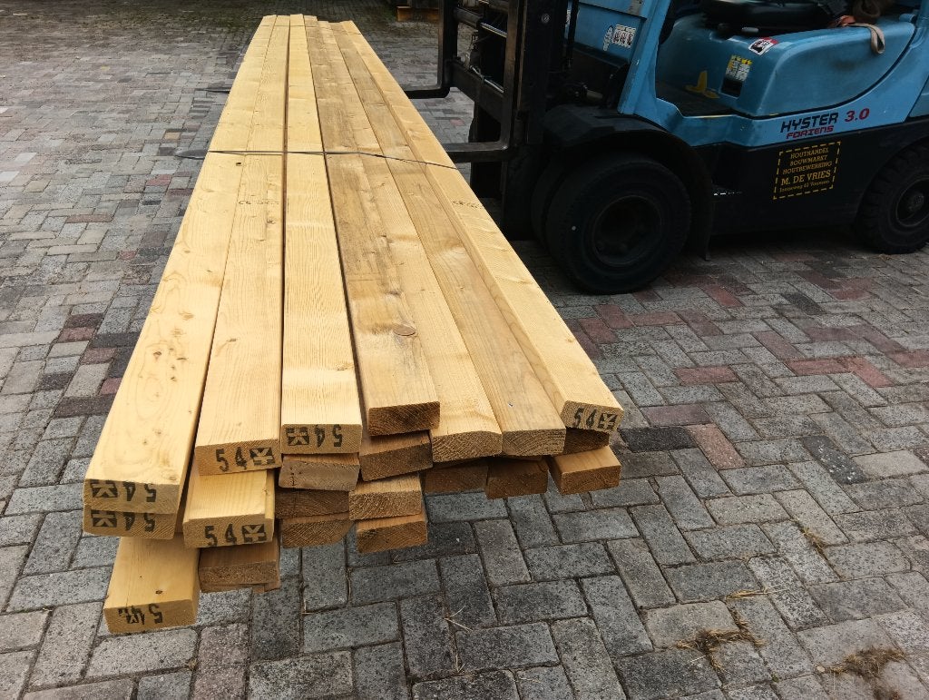 restpartij balken, Ophalen, Gebruikt, 250 cm of meer, Balken