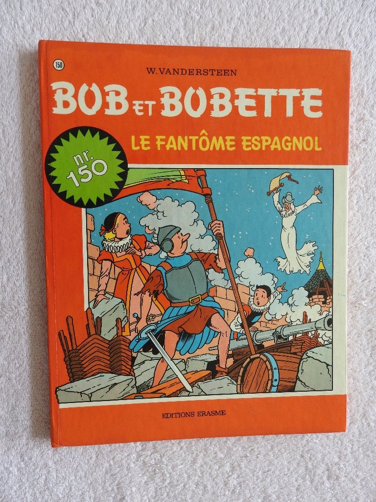 Bob et Bobette nr. 150 - Le Fantôme Espagnol (Frans) HC, W. Vandersteen, Eén stripboek, Ophalen of Verzenden, Zo goed als nieuw
