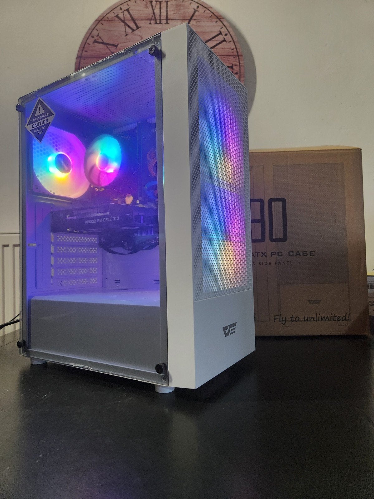RGB Game PC i7 4790 | GTX 1650 OC | 16GB DDR3 | SSD 240GB, Ophalen, Zo goed als nieuw, HDD, 1 TB