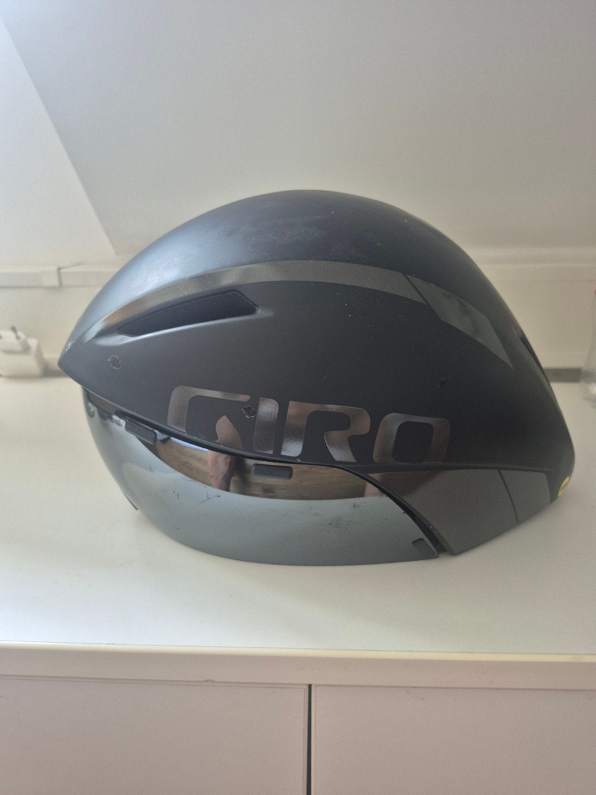 Giro Tijdrithelm - Maat M (56-59cm), Gebruikt, Giro, Overige maten, Ophalen of Verzenden