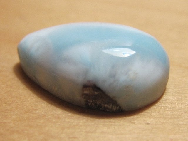 e. 2x schitterende edelsteen LARIMAR (12) cabuchon, Verzenden, Nieuw