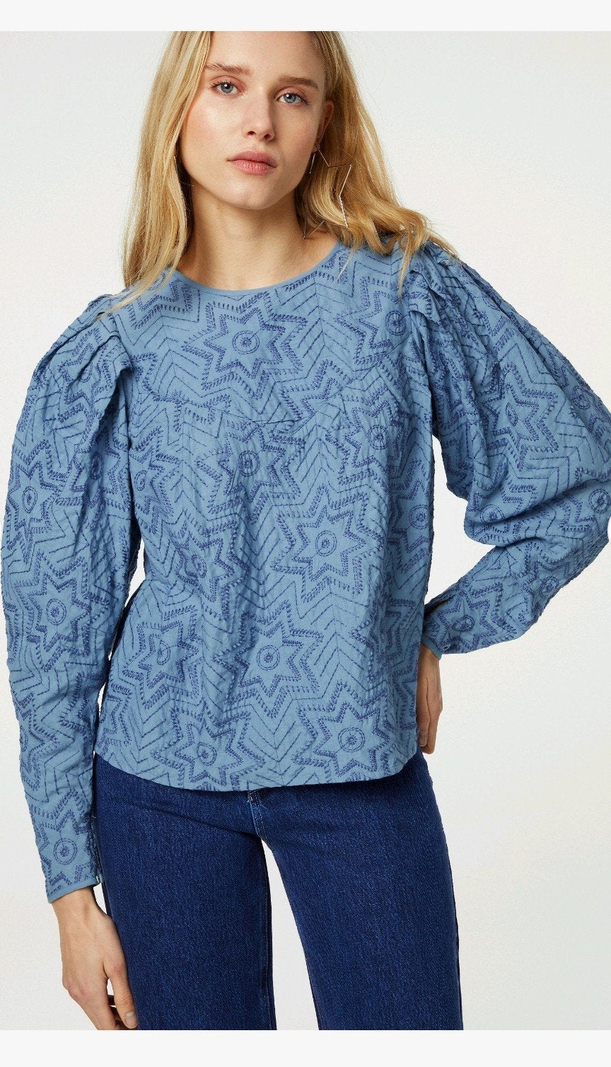 Fabienne Chapot Mya top/ blouse maat 40 *nieuw *, Maat 38/40 (M), Blauw, Nieuw, Ophalen of Verzenden