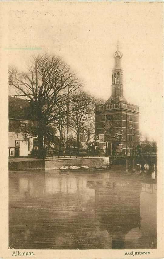 300-476-021 Alkmaar Accijnstoren, Verzenden, Voor 1920, Noord-Holland