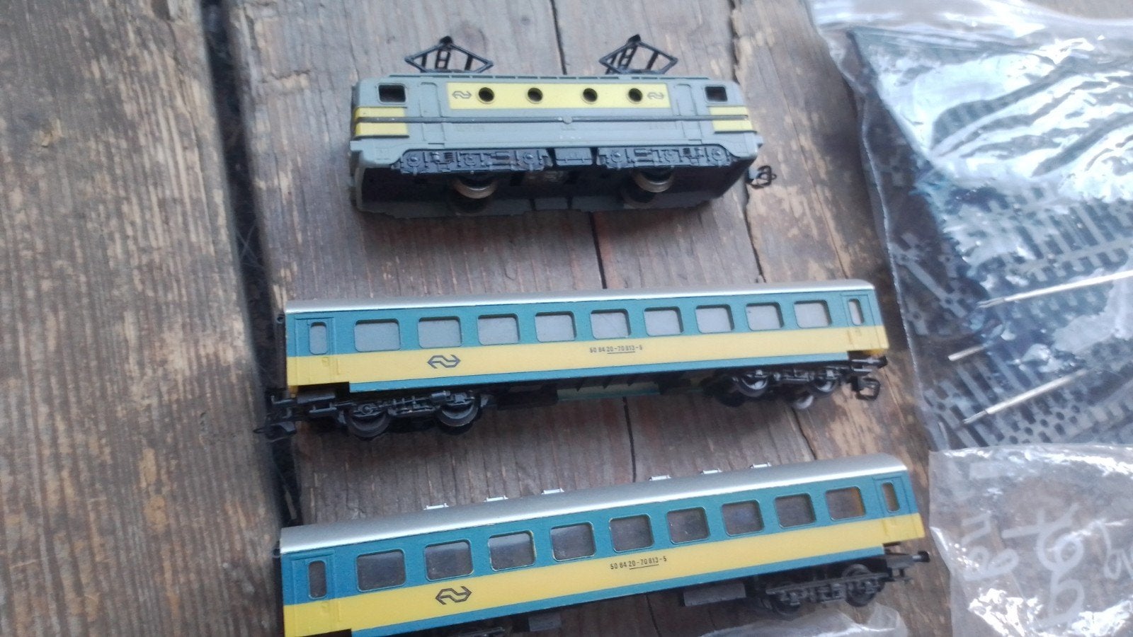 modeltrein rails en onderdelen TEAB, Hobby en Vrije tijd, Ophalen of Verzenden, Gebruikt, Gelijkstroom, Rails