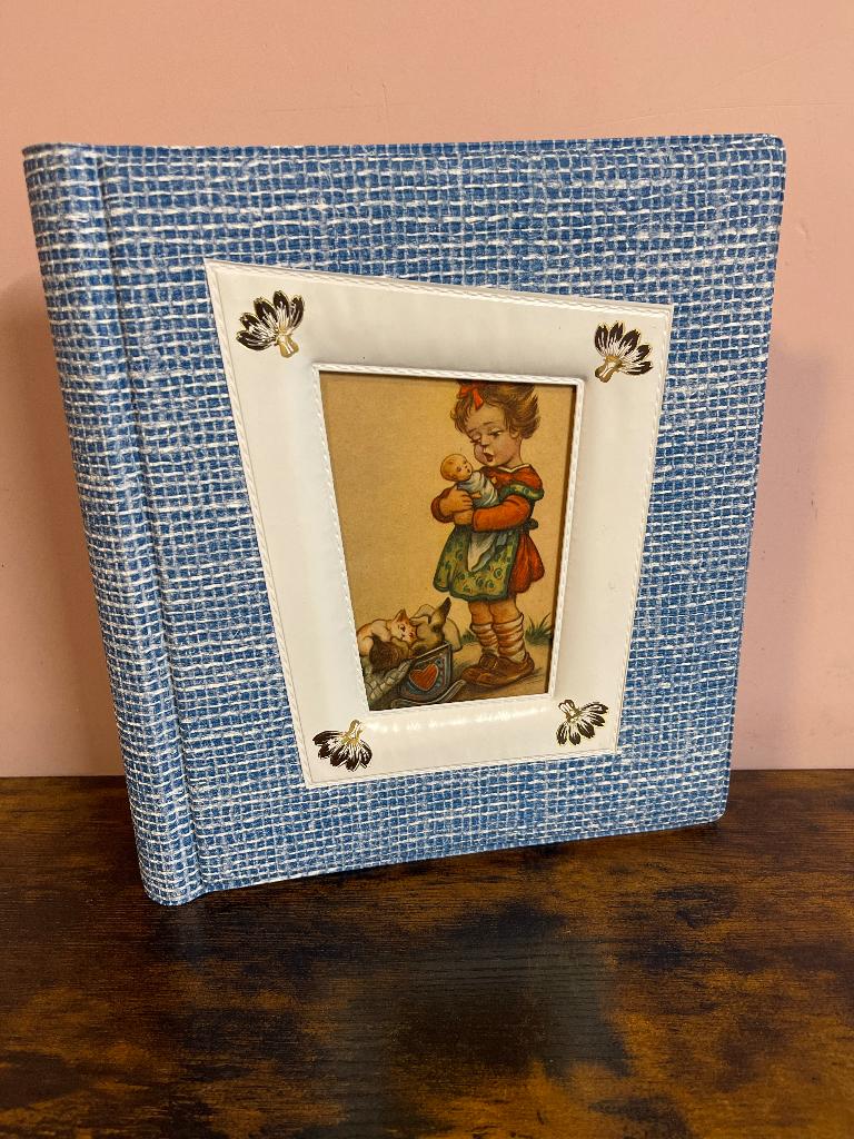 Vintage baby fotoalbum, Ophalen of Verzenden