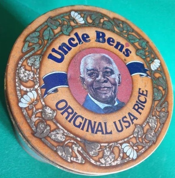 Vintage blik Uncle Ben,s Rice oud tin can limited edition, Verzamelen, Blikken, Ophalen of Verzenden, Gebruikt, Overige, Overige merken