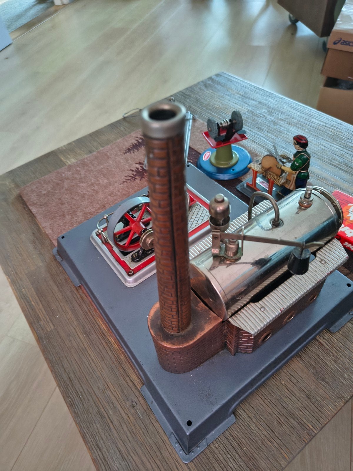 Wilesco Stoommachine met meerdere Accessoires., Ophalen of Verzenden