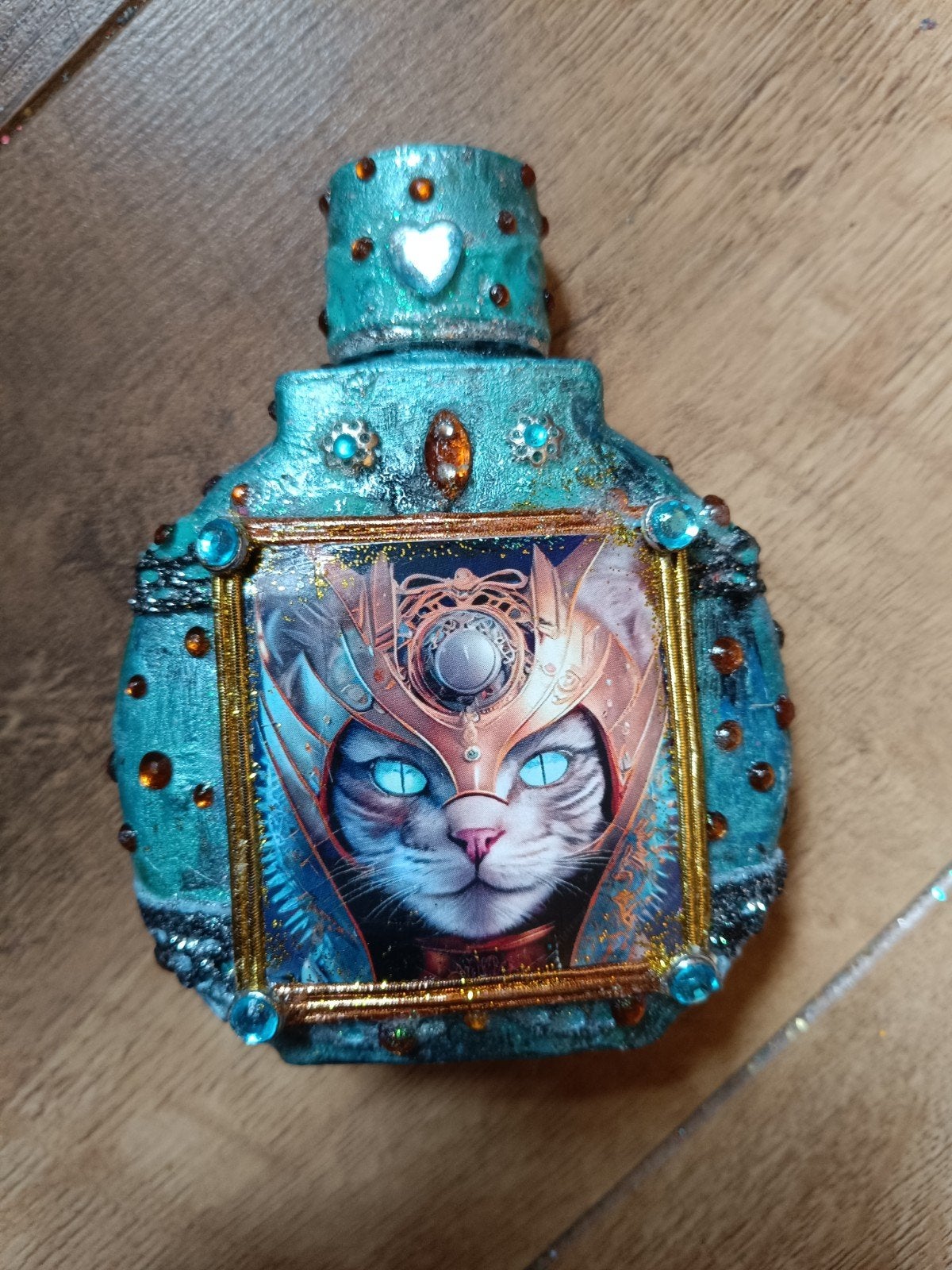 Cat Steampunk Style, Ophalen of Verzenden, Nieuw, Rond, Overige materialen