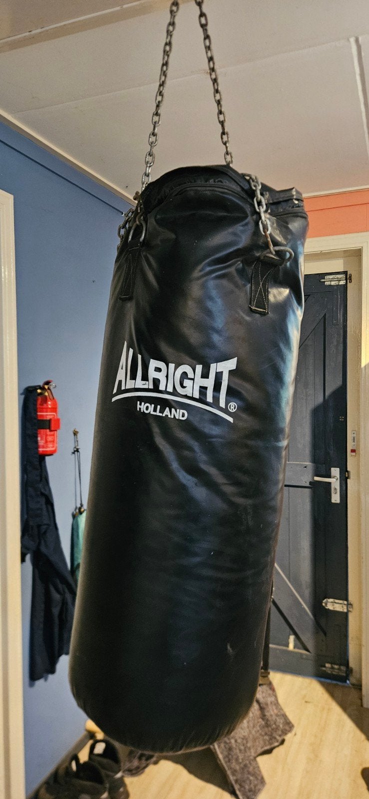 Allright Holland Bokszak - Zwart, Gebruikt, Sport en Fitness, Ophalen, Gebruikt, Onbekend, Bokszak
