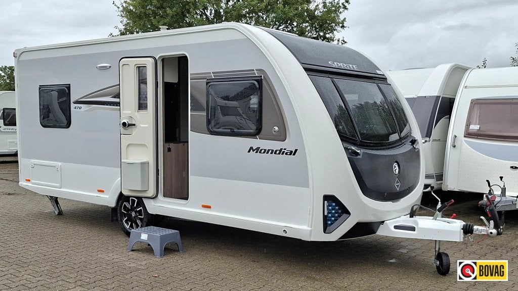 Sprite Mondial 470 SE Unico Luifel + voorwand., Caravans en Kamperen, Overige typen, Bedrijf, 5 tot 6 meter, Sprite