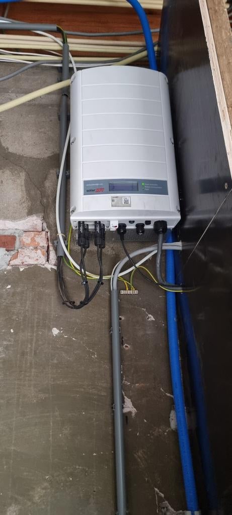 SolarEdge SE12.5 3 fase omvormer met gewiss B16 automaat, Ophalen of Verzenden, Zo goed als nieuw, Overige typen