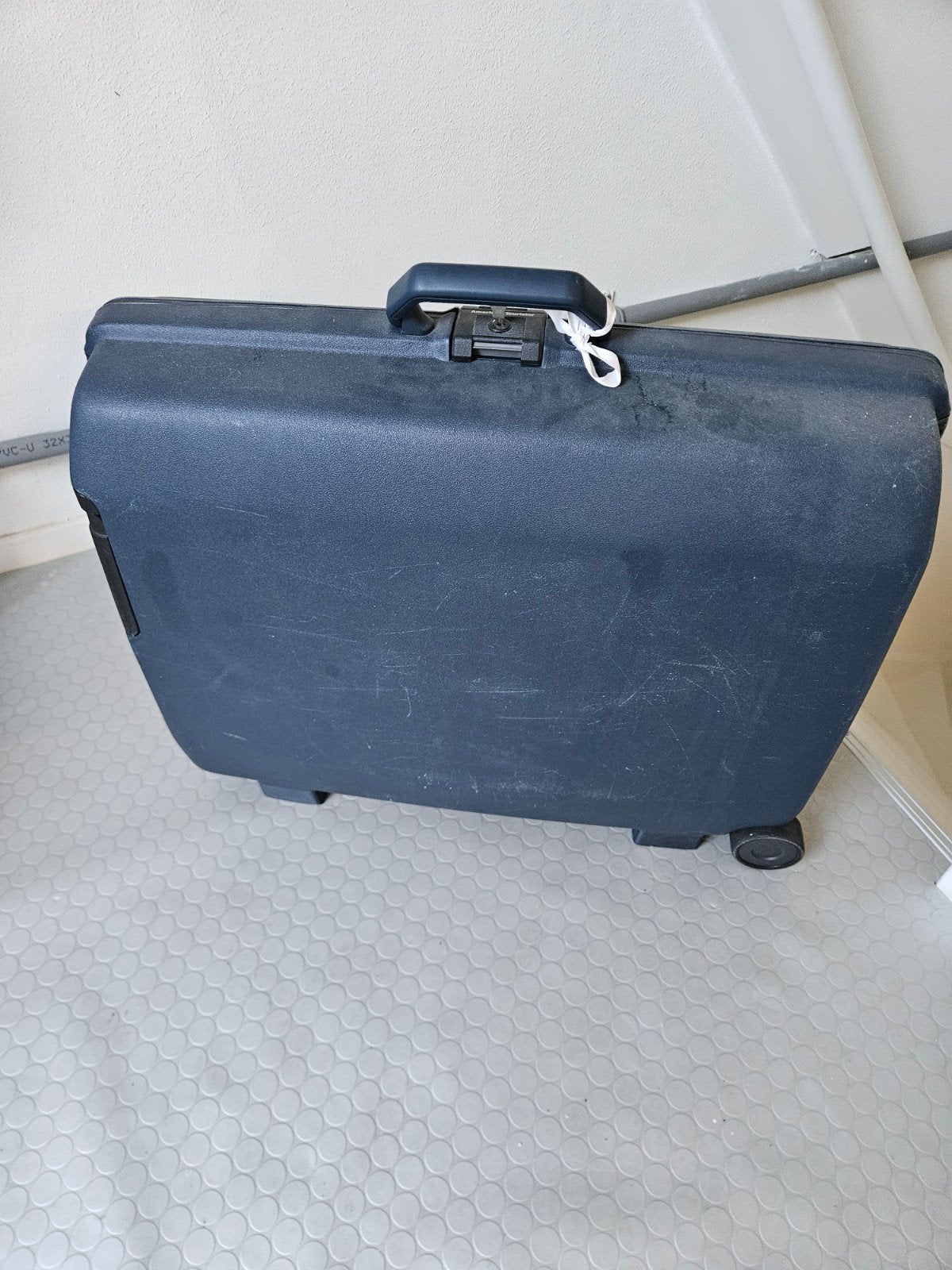 Koffer met Wieltjes, Gebruikt, Hard kunststof, 45 tot 55 cm, Slot