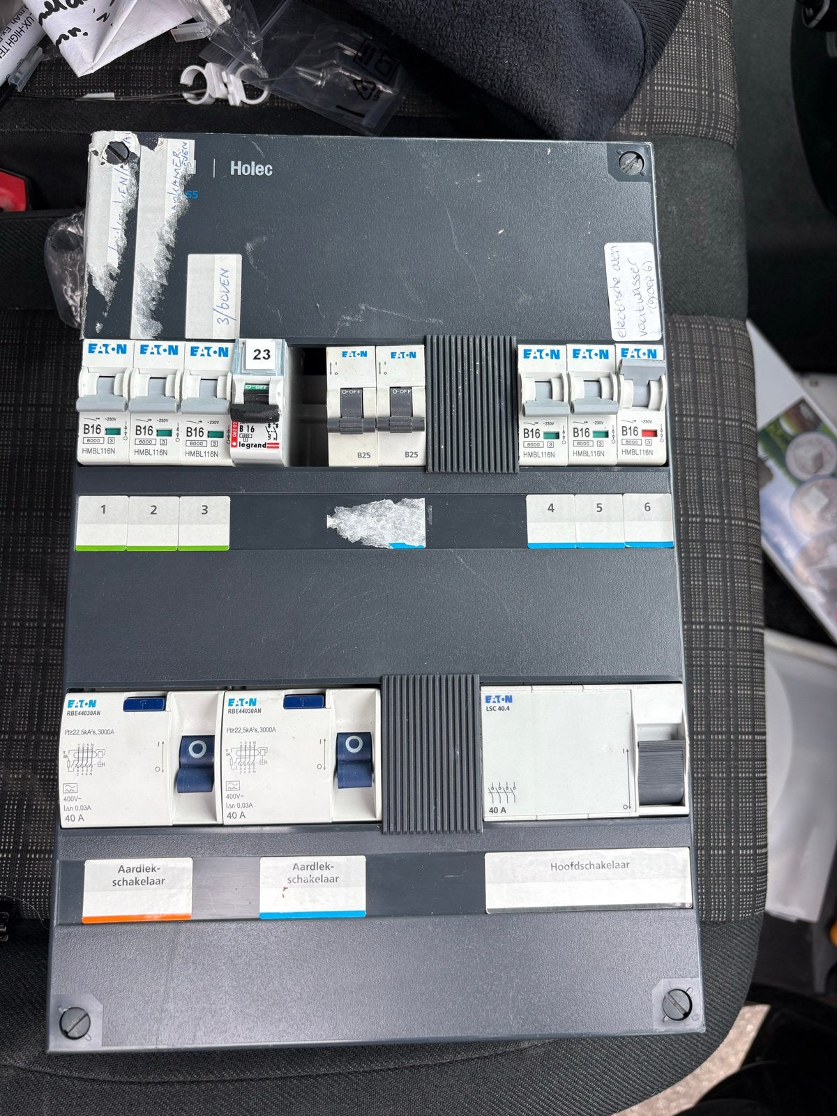 Groepenkasten/onderdelen gebruikt, Doe-het-zelf en Verbouw, Elektra en Kabels, Ophalen of Verzenden, Gebruikt, Eaton, Groepenkast