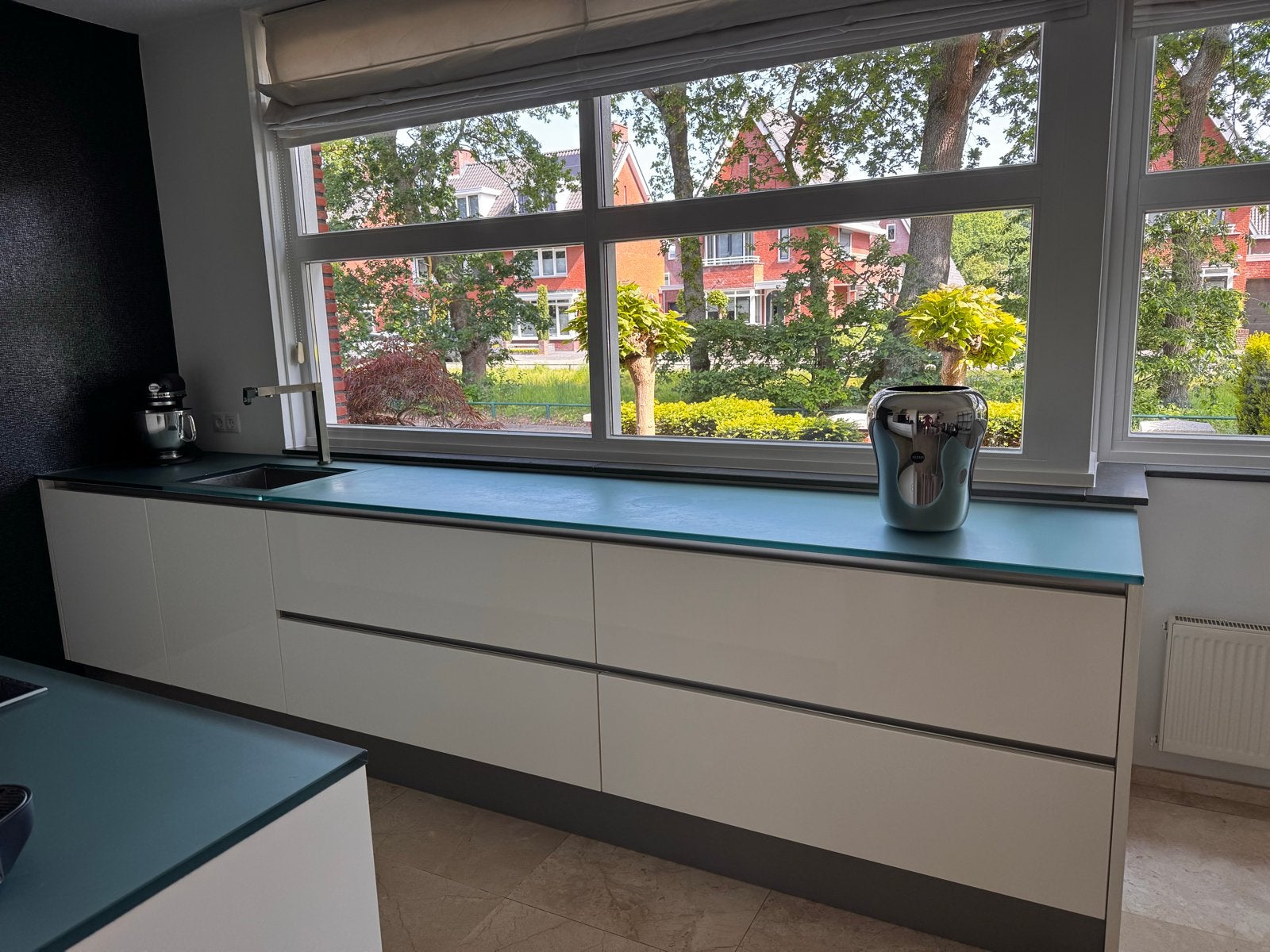 Complete keuken met Miele, Bosch en Berbel apparatuur, Ophalen, Gebruikt, Overige materialen, Hoekkeuken