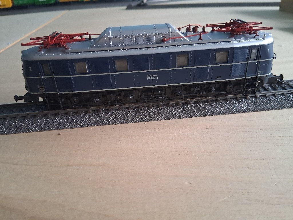 MARKLIN 39191 E-119 BLAUW MFX, Wisselstroom, Wagon, Ophalen of Verzenden, Zo goed als nieuw