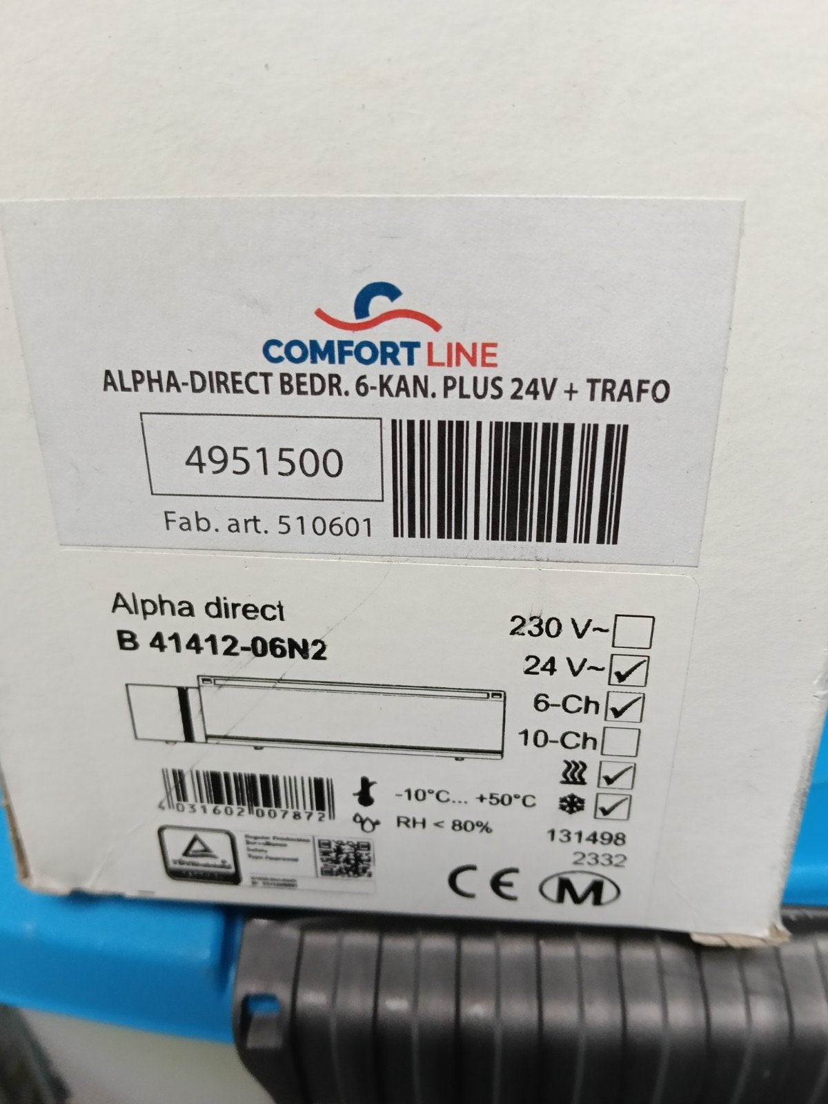 Comfort Line Alpha-Direct 6-kanaals bediening 24V + Trafo, Ophalen of Verzenden, Nieuw