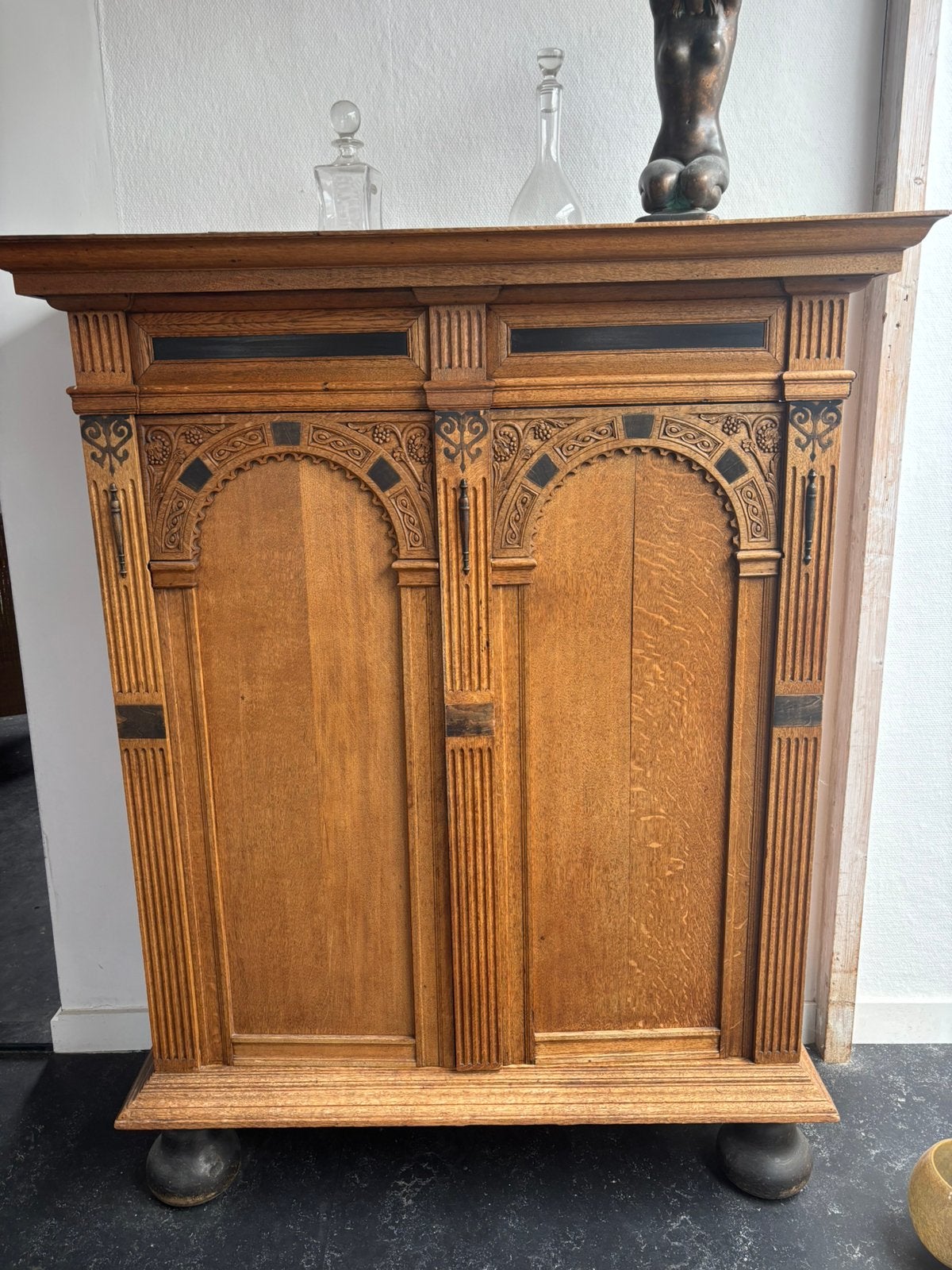 Kussenkast 1.90 eiken, Ophalen