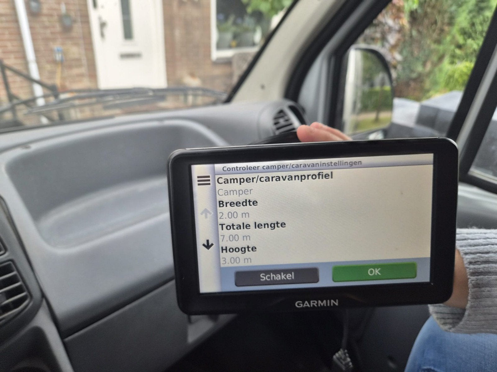 Garmin 760LM Camper/Caravan Navigatiesysteem, Ophalen of Verzenden, Gebruikt