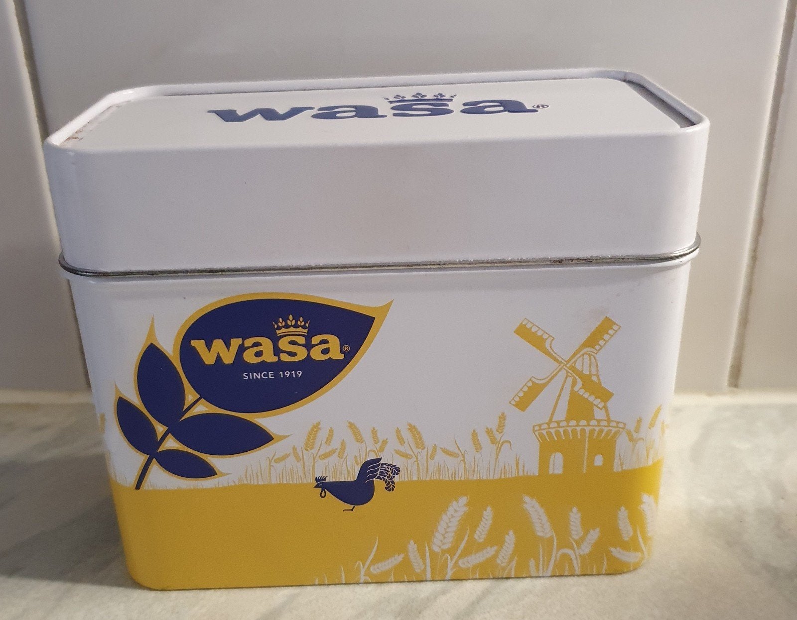 WASA KNÄCKEBRÖD blik, Ophalen of Verzenden, Zo goed als nieuw, Overige