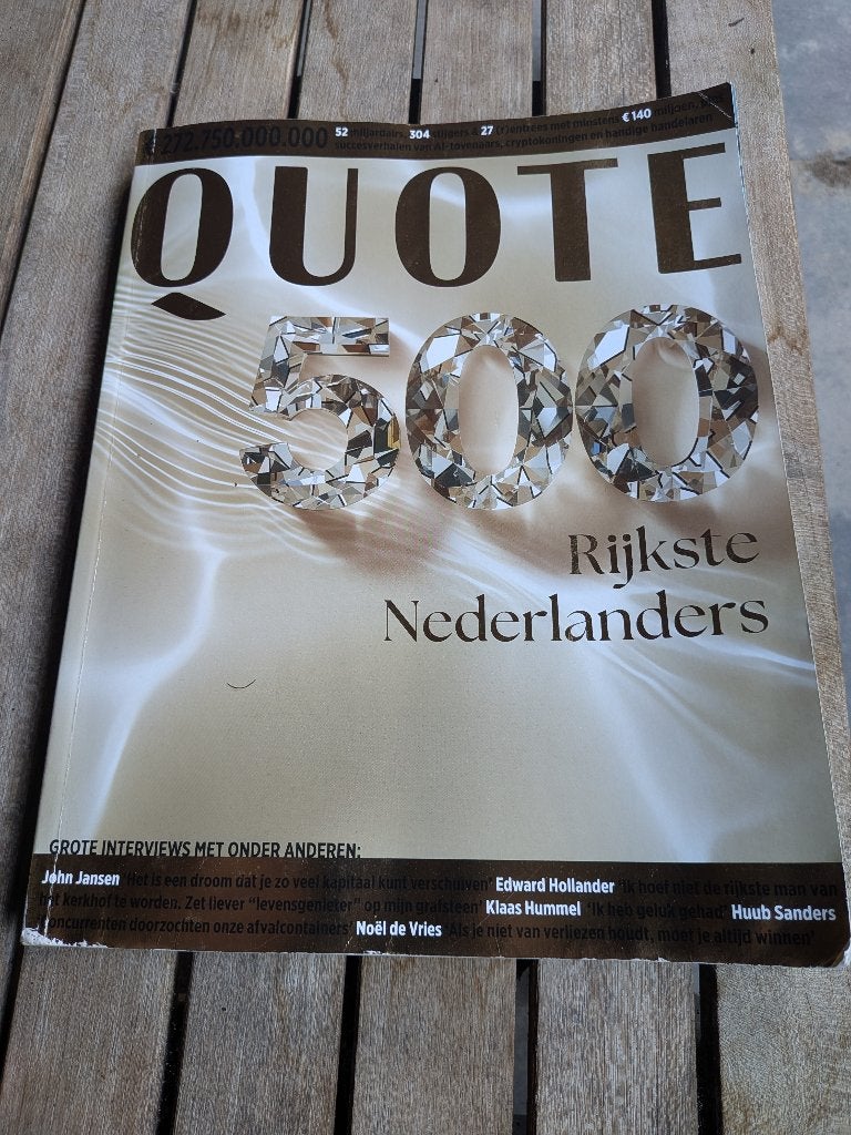 Quote 500 2025, Ophalen of Verzenden, Gelezen, Overige typen