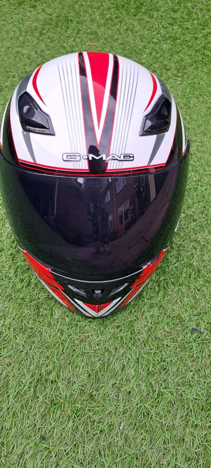 te koop g-mac motorhelm, Motoren, Overige merken, XS, Ophalen of Verzenden, Integraalhelm