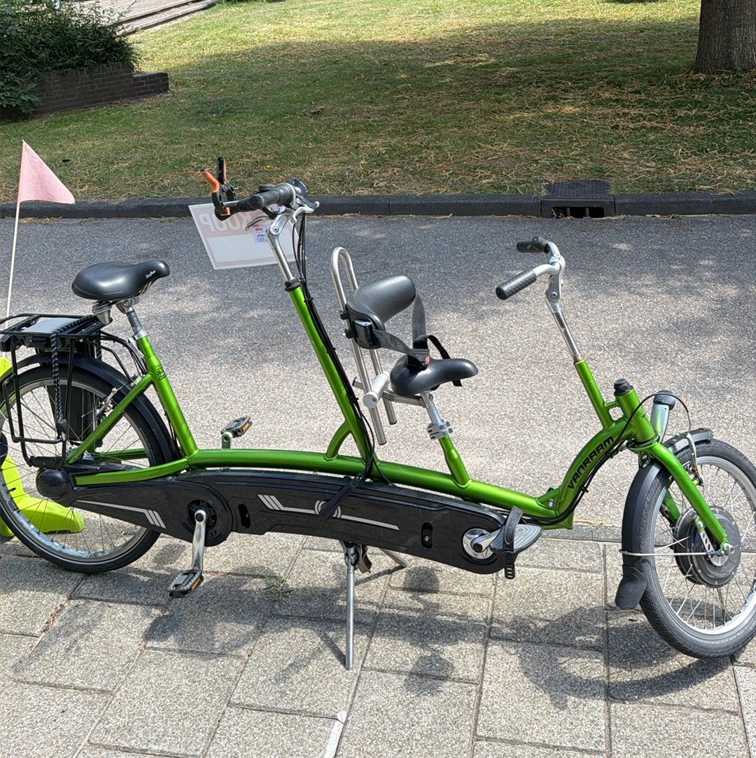 In prijs verlaagd!Kivo Tandem van Raam Elektrisch als nieuw!, Ophalen, Minder dan 10 versnellingen, Minder dan 49 cm, Velgrem