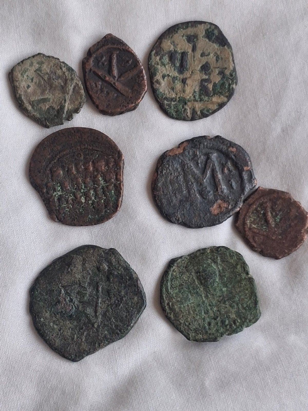 8 byzantijnse munten, Ophalen of Verzenden, Nederland, Munten