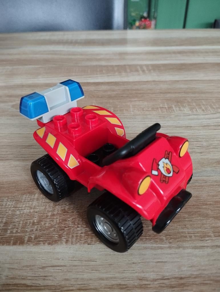 Lego Duplo Brandweerauto van set 5603, Ophalen of Verzenden, Gebruikt, Duplo