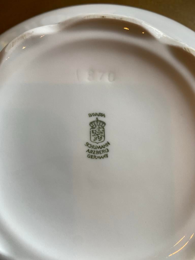 Antieke Schumann Arzberg Bavaria Porseleinen Schaal, Antiek en Kunst, Ophalen of Verzenden