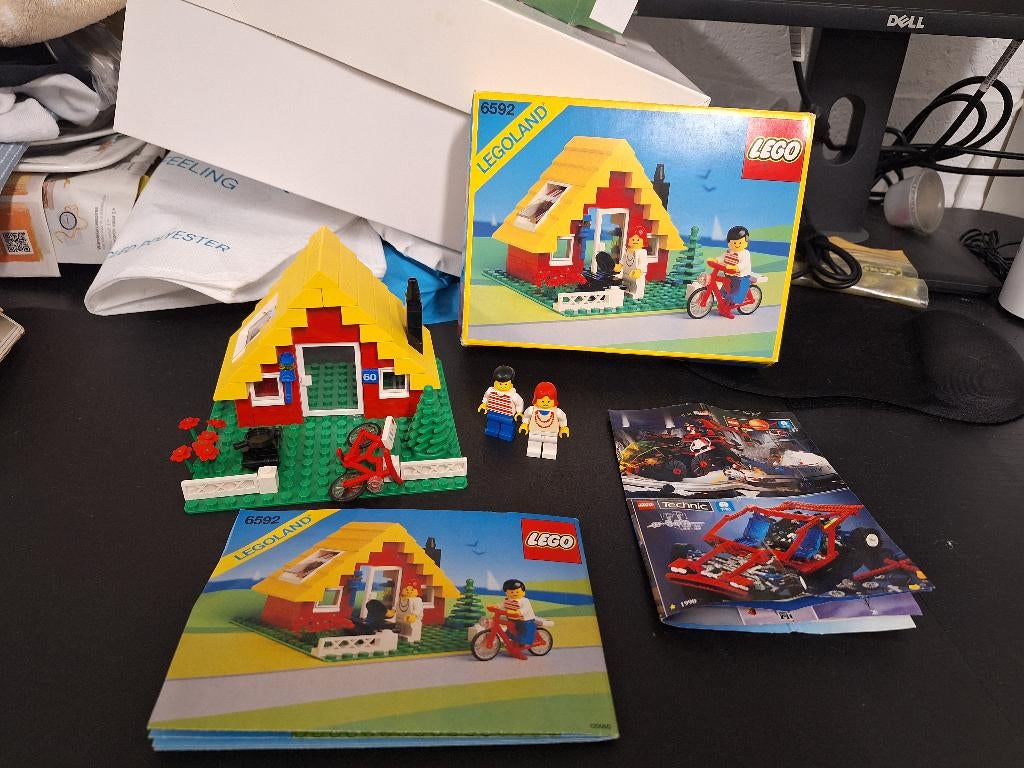 Vintage Lego set 6592 Vacation Hideaway in doos uit 1990, Ophalen of Verzenden, Zo goed als nieuw