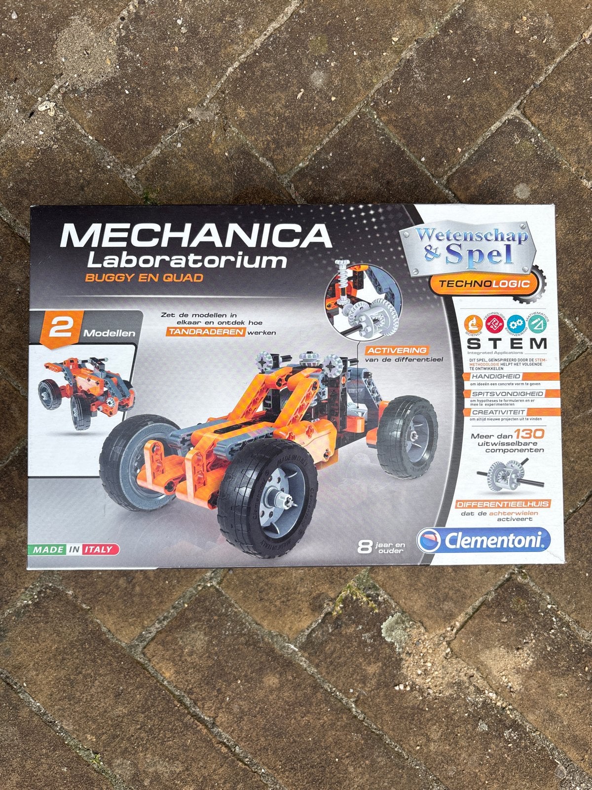 Clementoni Mechanica Laboratorium Buggy & Quad STEM, Ophalen, Zo goed als nieuw, Overige merken