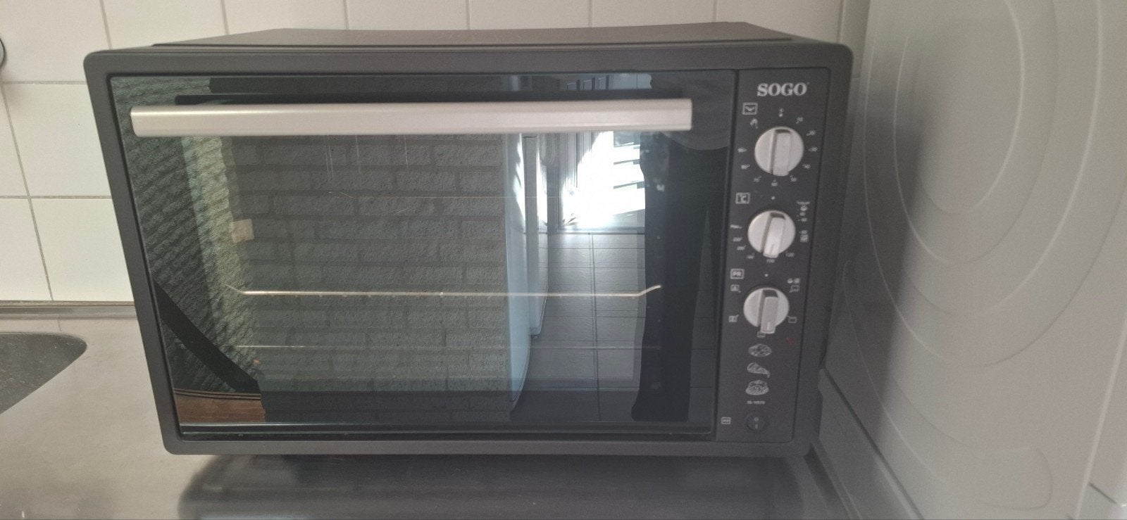 SOGO XXL oven 70 l (2000 watt)., Ophalen, Minder dan 45 cm, Heteluchtoven, Vrijstaand