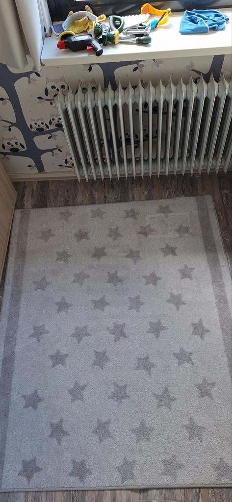 Grijs vloerkleed met sterrenpatroon, Ophalen
