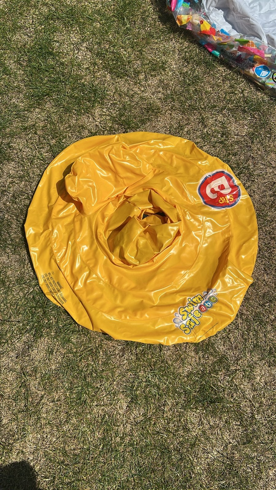 Gele Swim Safe Step A Baby Zwemband, Verzenden, Gebruikt, Overige typen