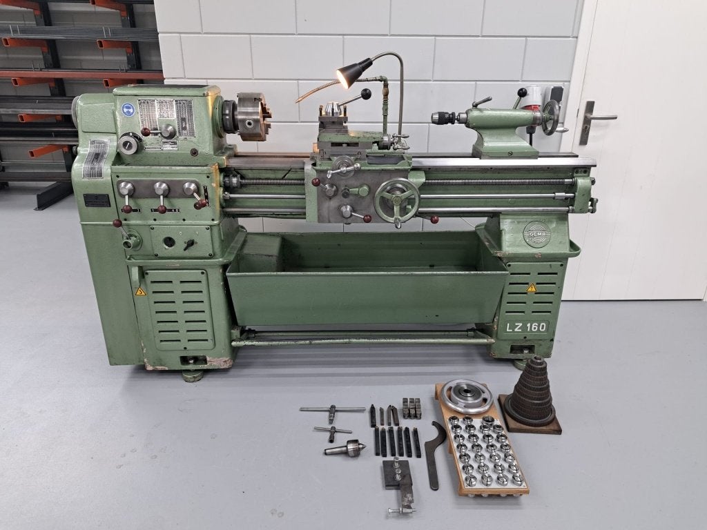 Gema LZ 160 precisie draaibank, Ophalen, Gebruikt, Metaaldraaibank, 500 tot 1000 mm